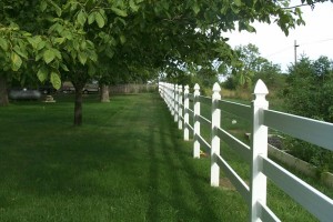 PVC vinyl fence
