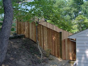 seal wood fence