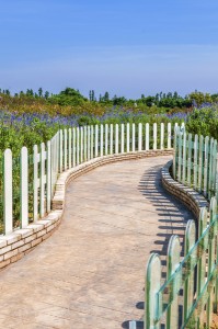 walkway fence