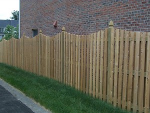 wooden fence