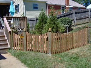 wood fence