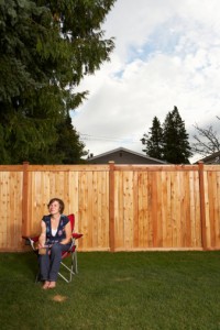 wood fence